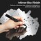 Ohuhu Chrome Paint Pen: Silver Liquid Chrome Markers with Gloss Mirror Water-Proof Lightfast Permanent Paint Markers for Repairing Metal Glass Plastic Car Tire DIY Crafts Models Posters